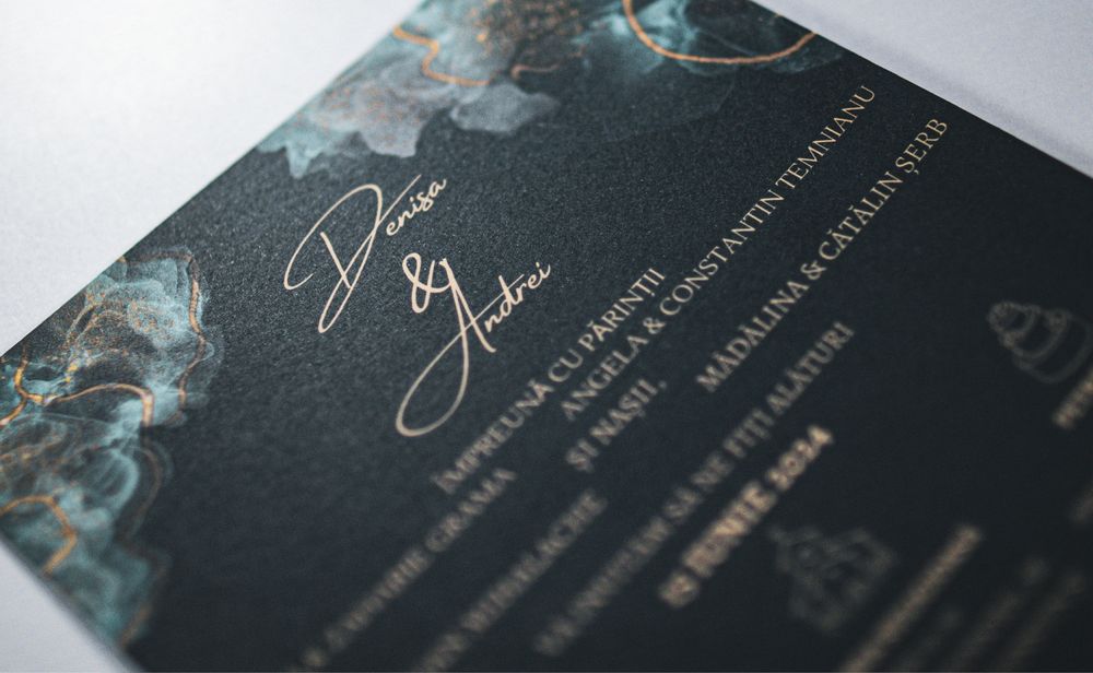 Invitatii/ plicuri/ cati de vizita personalizate