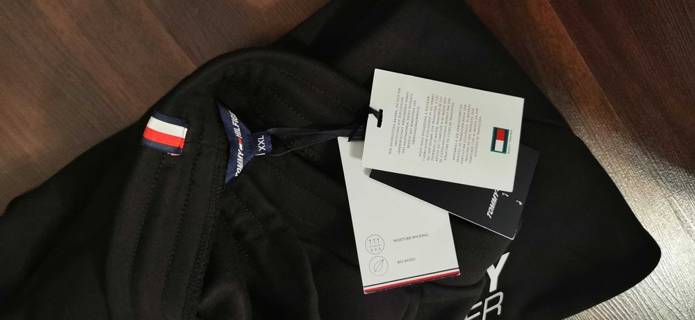 Tommy Hilfiger Pantaloni Barbati, XXL, Negru, bumbac, Neted