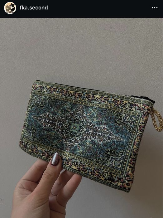 кошелек/косметичка в ковровом стиле