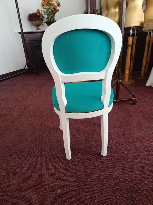 Scaune lemn masiv tapițate, model Hermes