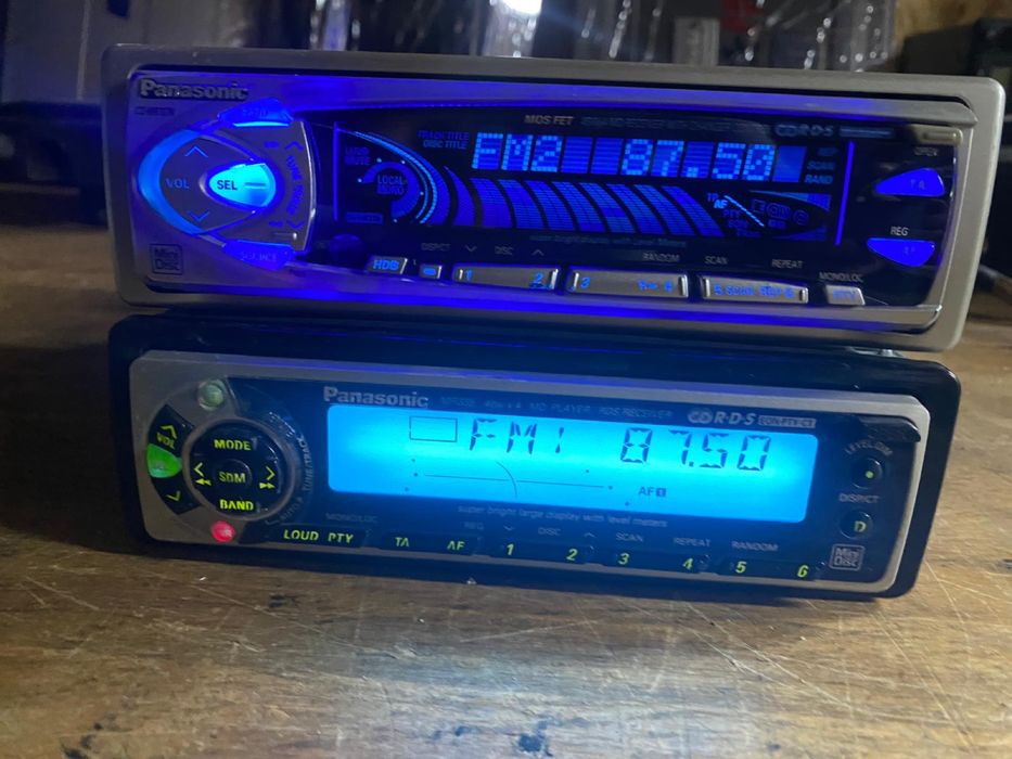 Minidisc player auto Panasonic