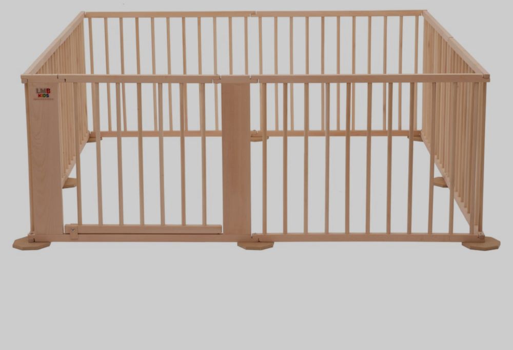 Tarc de joaca octogonal din lemn masiv de fag