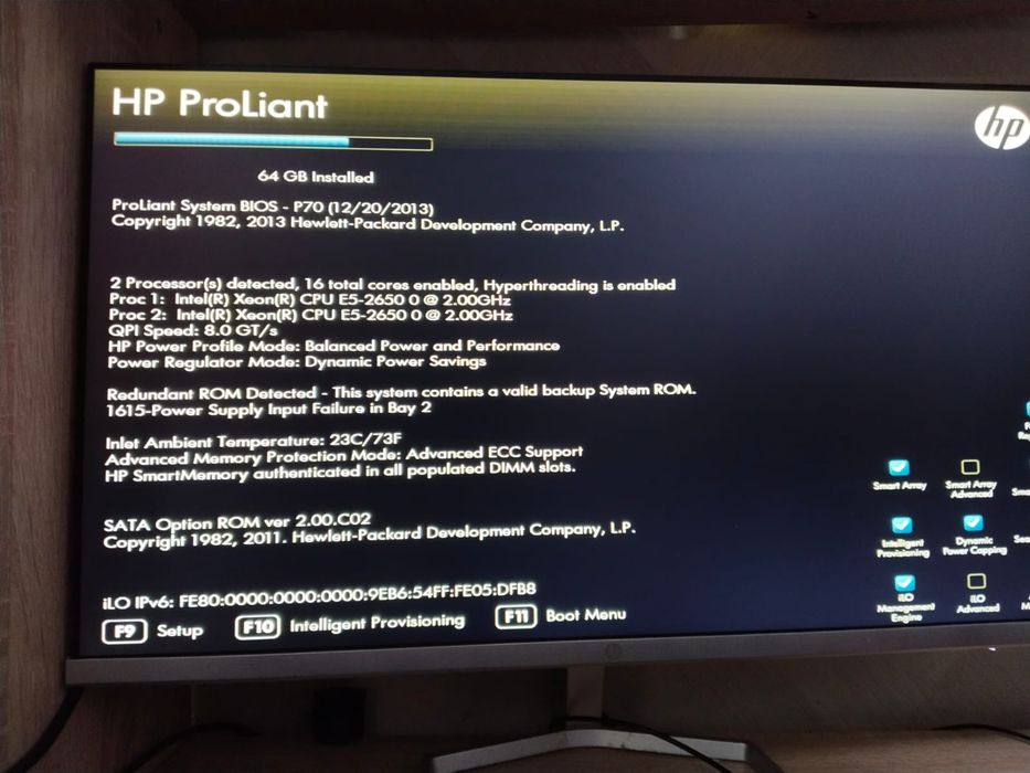 Сервер HP 380 Pro gen8