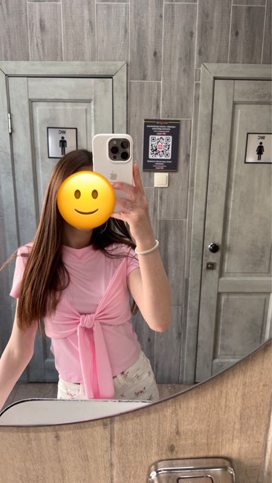 Футболка розовая