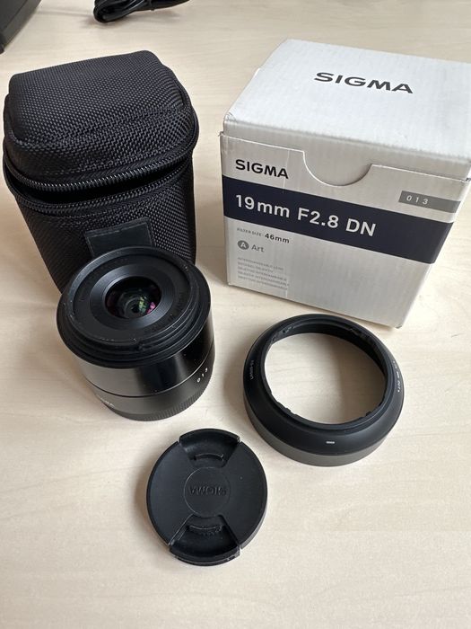 Obiectiv Sigma Art 19mm F2.8 DN montura Sony E Impecabil