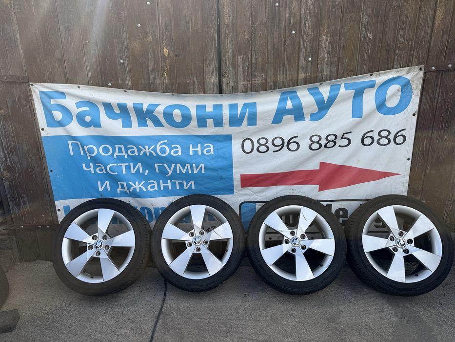 17 5х112 джанти с гуми
