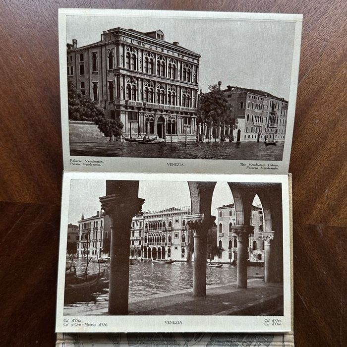 Антикварен албум със снимки Венеция - 50 изгледа, 1930 г.