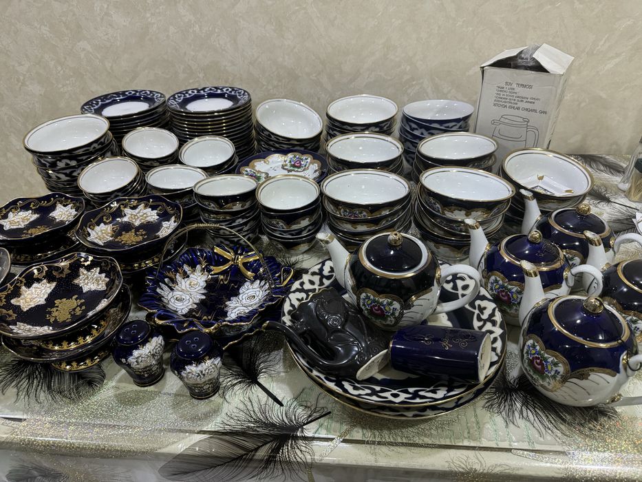 Paxta gulli chinni idishlar/ пахта гул чинни