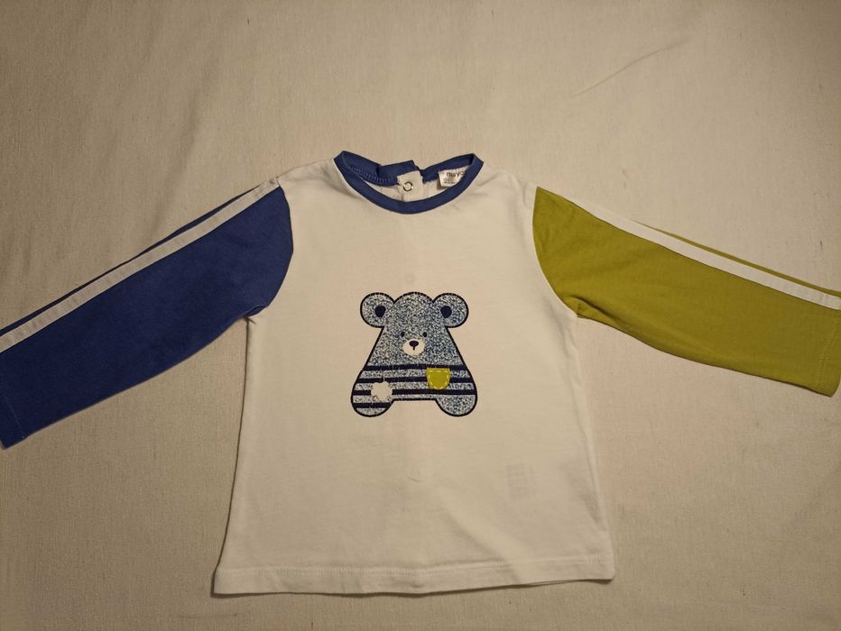 Комплект блузи с дълъг ръкав за момче Mayoral - 2 бр. 80 см, 12 мес.