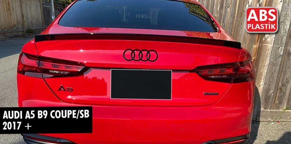Лип спойлер за багажник ауди а5 б9 / audi a5 b9 spoiler / добавка
