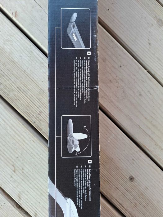 Bare Transversale THULE WingBar Evo BLACK 2 pack 711320 127cm * Pentru prinderi pe barele longitudinale *