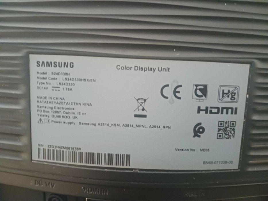 Monitor PC Led Samsung S24D330