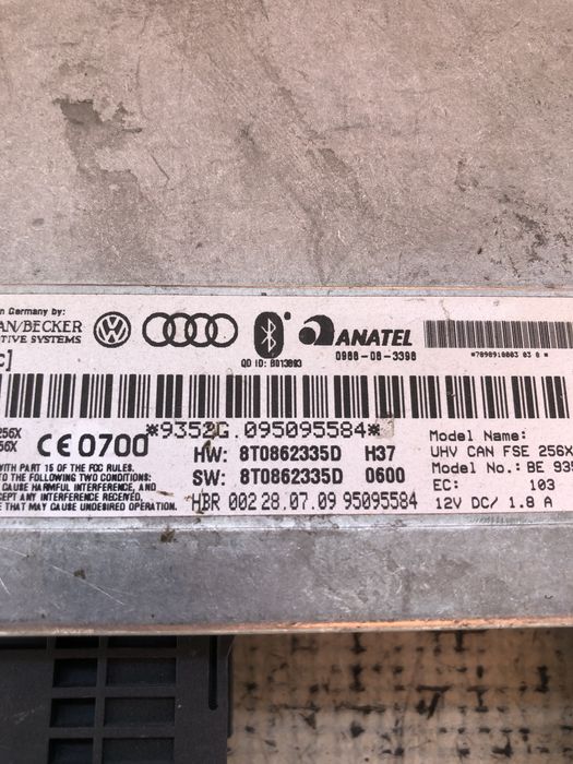 modul bluetooth audi a5 2009