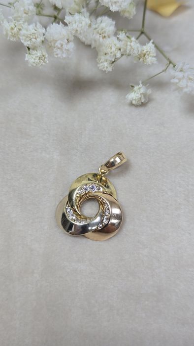 Кулон из жёлтого золото ЖанТаС ломбард Астана