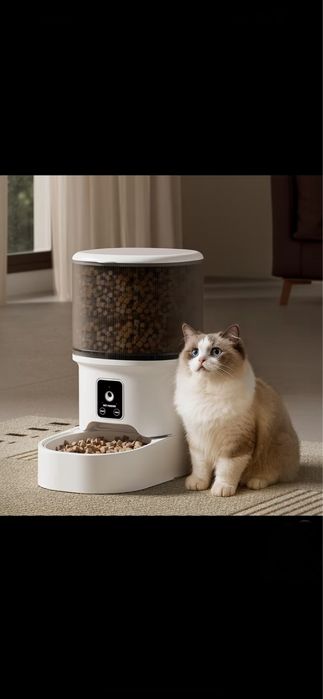 Hranitor inteligent cu camera pentru pisici si caini NOU