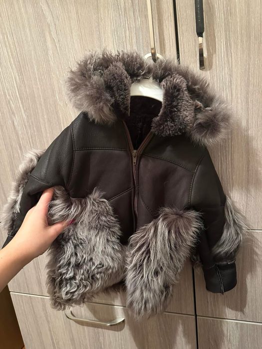 Детско зимно кожено яке 2/3г