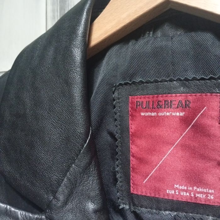 Кожено сако Pull & Bear