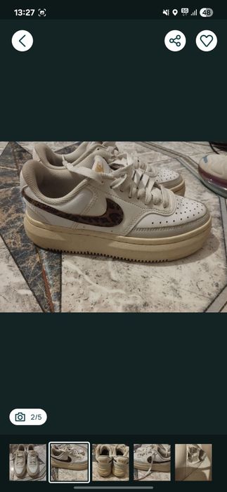 Adidași  Nike Court Vision Alta dama