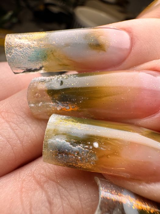 маникюр наращивание покрытие