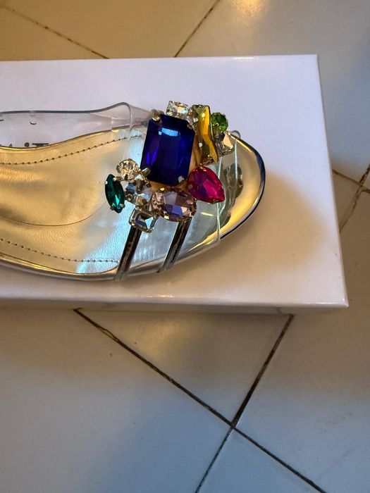 Дизайнерски, елегантни италиански обувки Sca'viola нови номер 38