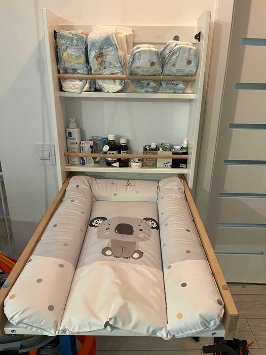 Masa infasat pliabila, suspendata