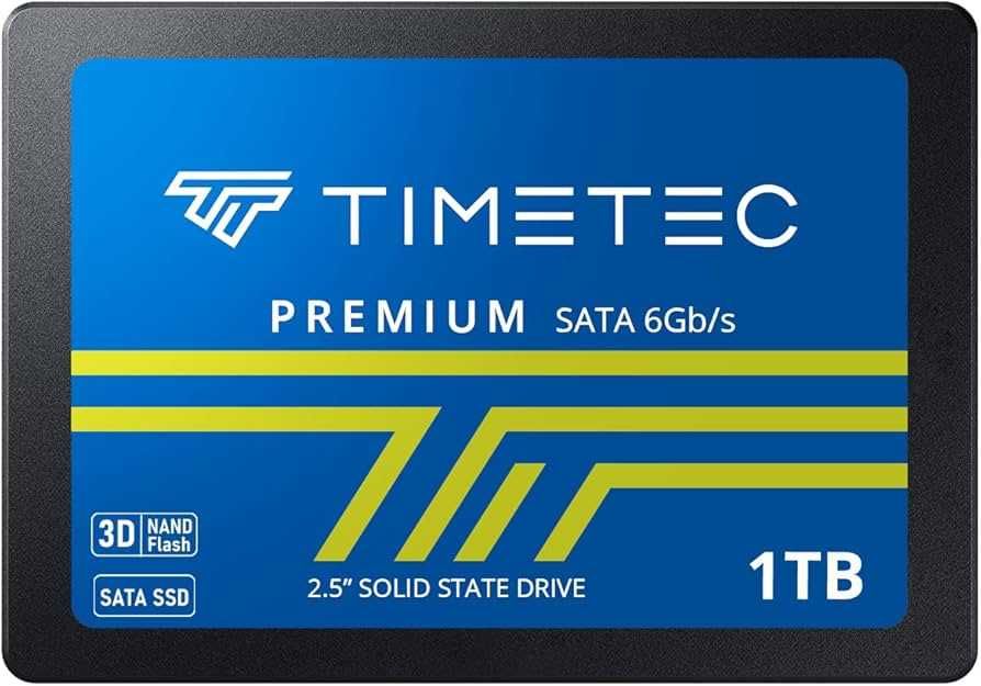 Внутренний твердотельный накопитель Timetec 1 ТБ 2,5 дюйма SATA III 3D