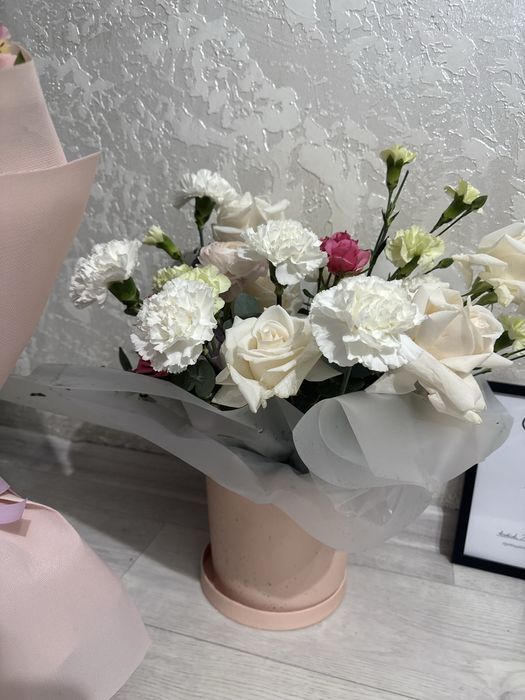 Букет цветов в коробке