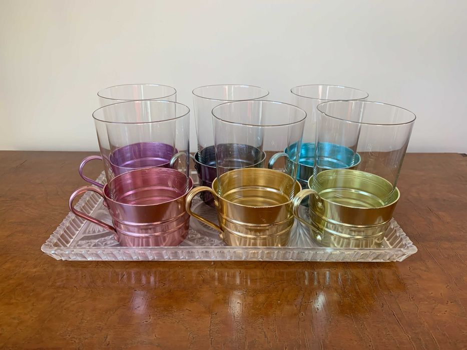 Луксозни ретро порцеланови сервизи за хранене чай канички чинии супник