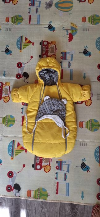 Комбинезон теплый для малышей, 3-6 мес