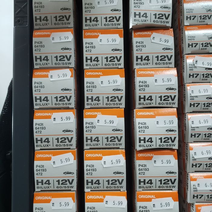 Крушки за автомобил OSRAM ВСИЧКИ ВИДОВЕ