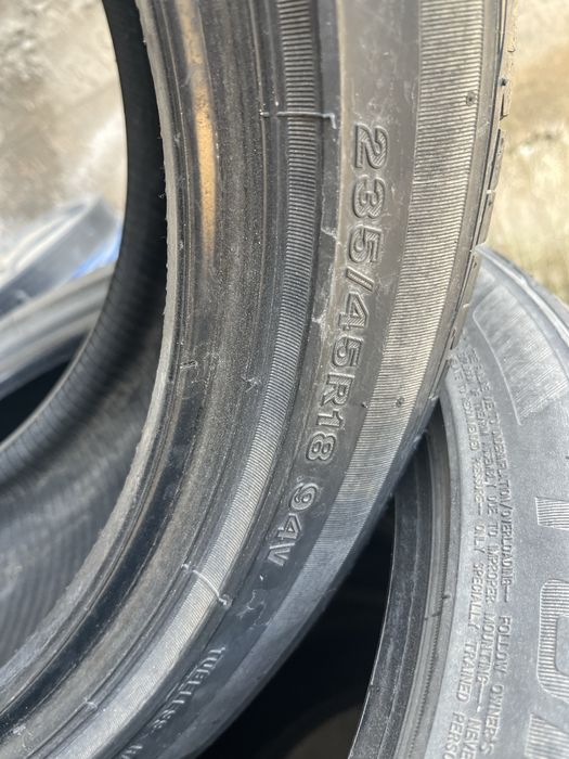 Летние шины 235/45R18