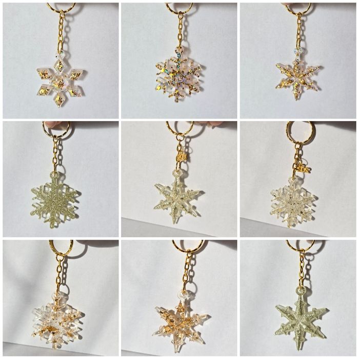 Персонализирани коледни играчки / украса снежинки висулки подарък