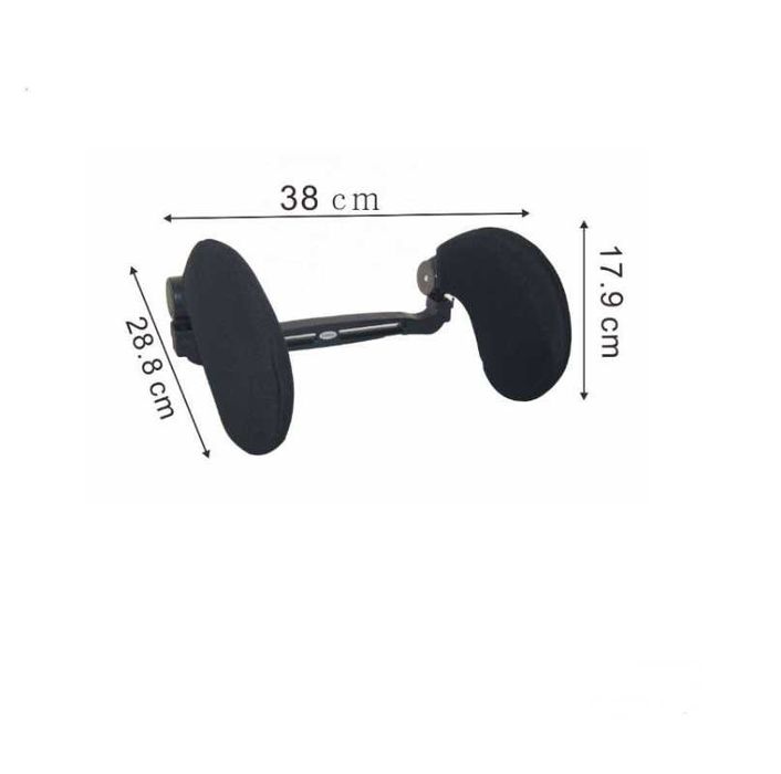 Възглавница за подглавник, За деца, За кола, Черен