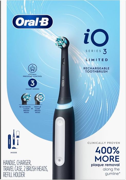 Электрическая зубная щетка Oral-B iO3 Limited Deep Clean, Black
