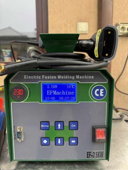 Aparat de sudura prin electrofuziune Sud Line / 20-200mm / protocol