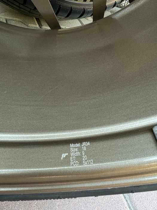 Jante 5 x 112 R18 Japan Racing JR34 cu anvelope Michelin