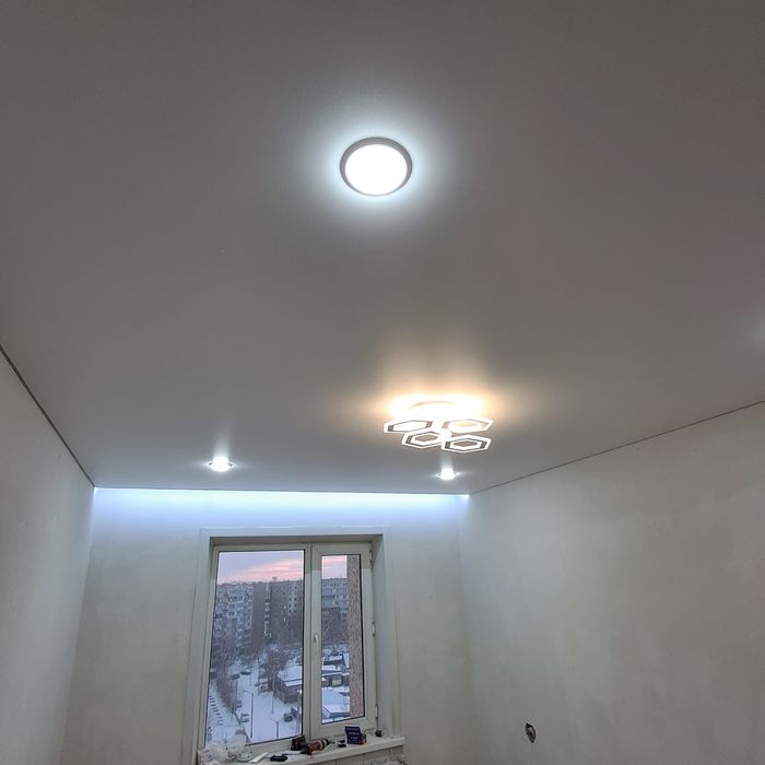 Натяжные потолки.