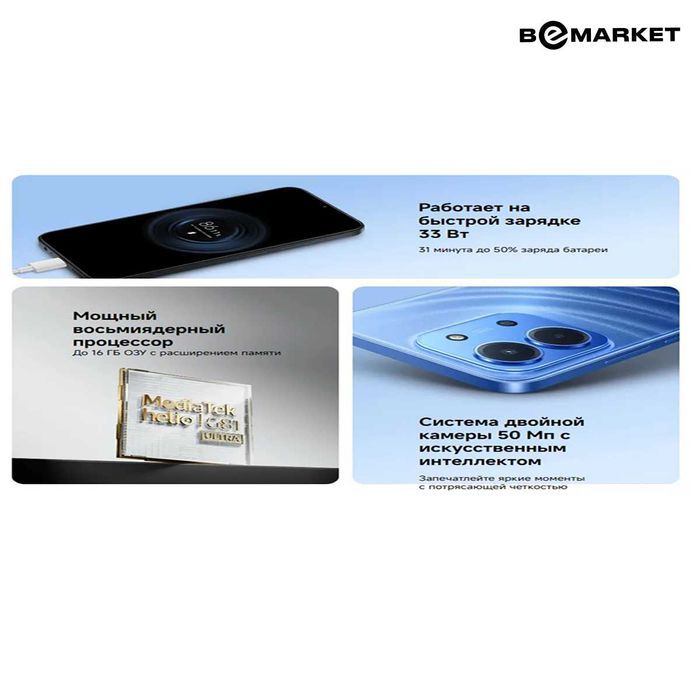 Xiaomi Redmi 15C 6/128 GB Midnight Black