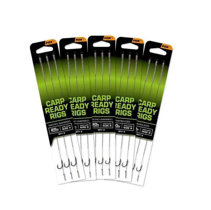 Готови монтажи Fox Carp Ready Rigs x3 Wide Gape