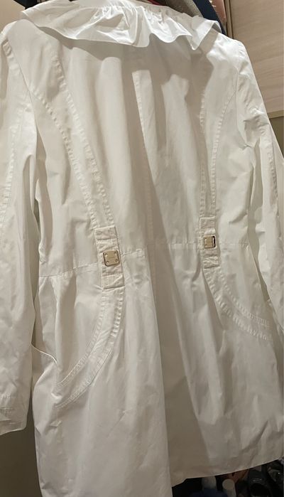 Тренч белый женский