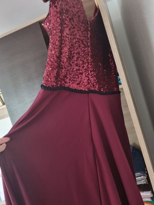 Rochie lunga cu paiete