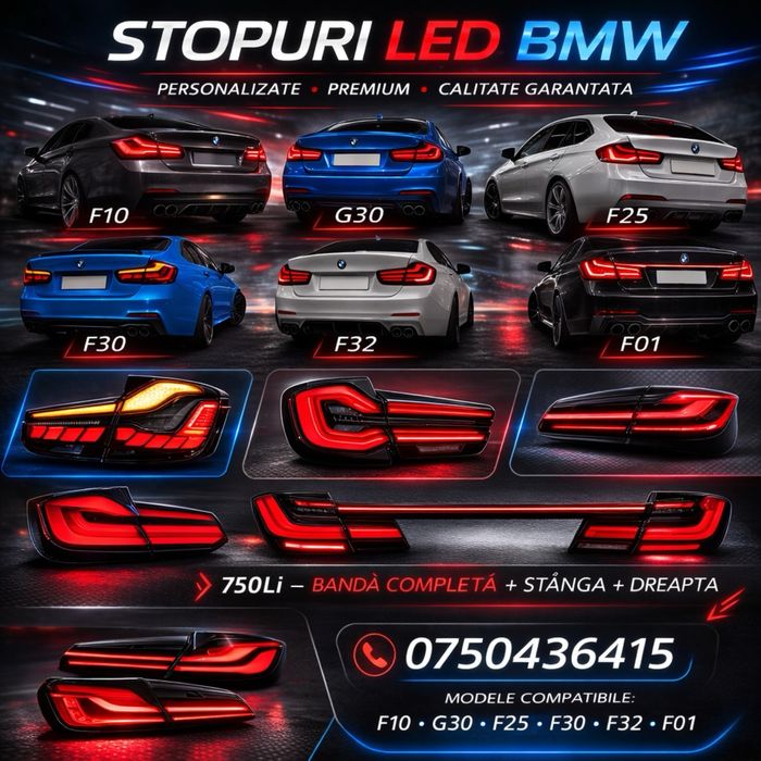 Stopuri BMW X3 F25 Retrofit F10 F30 F36  G30 Livrare Gratuita