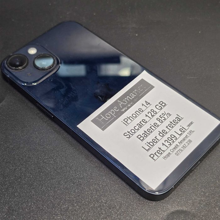 HOPE AMANET P8  Iphone 14 128 gb 85 Baterie