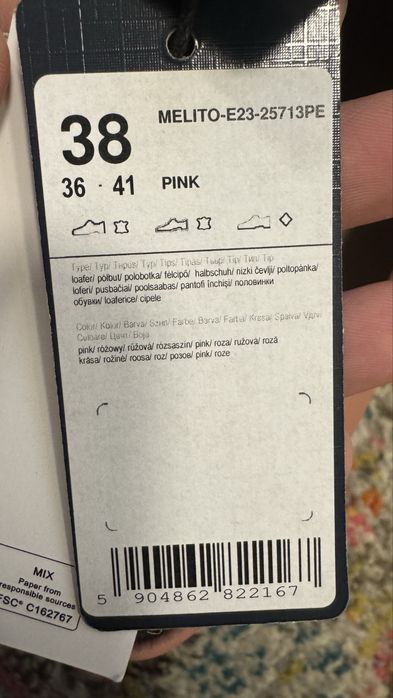 Pantofi piele naturala nr 38 Badura