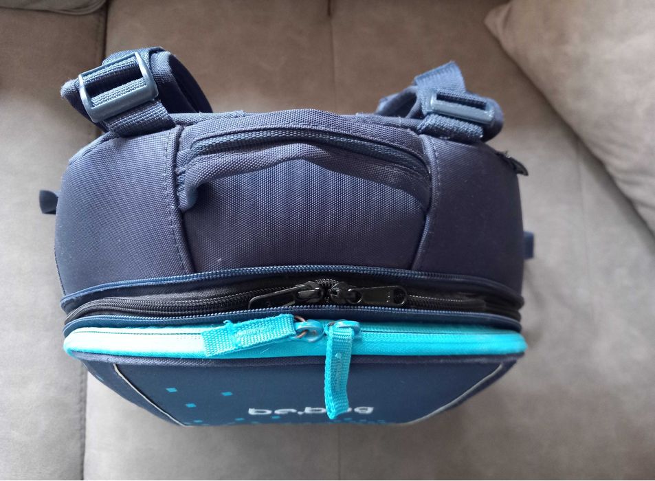 Ученическа раница за момче Herlitz be.bag с твърд гръб и стабилно дъно