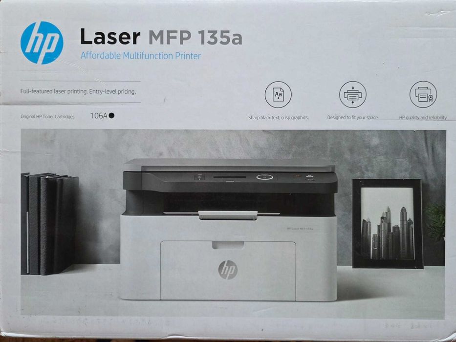 Imprimanta multifunctionala HP Laser MFP 135a (4ZB82A) A4 Sigilata