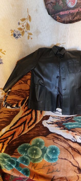 Продам пиджак кожаный