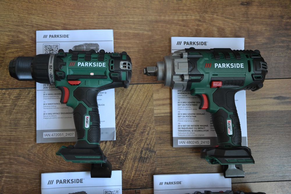Нови Акумулаторни Винтоверти и Гайковерти Parkside 20V