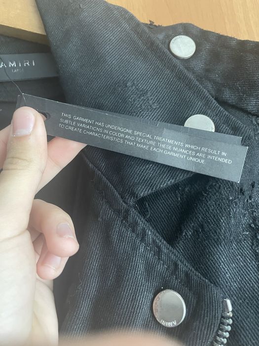 Vand geaca de blugi Amiri Punk Biker Rockstar marimea L