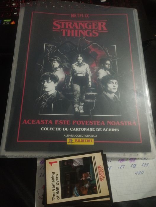Panini Stranger things cartonașe de schimb